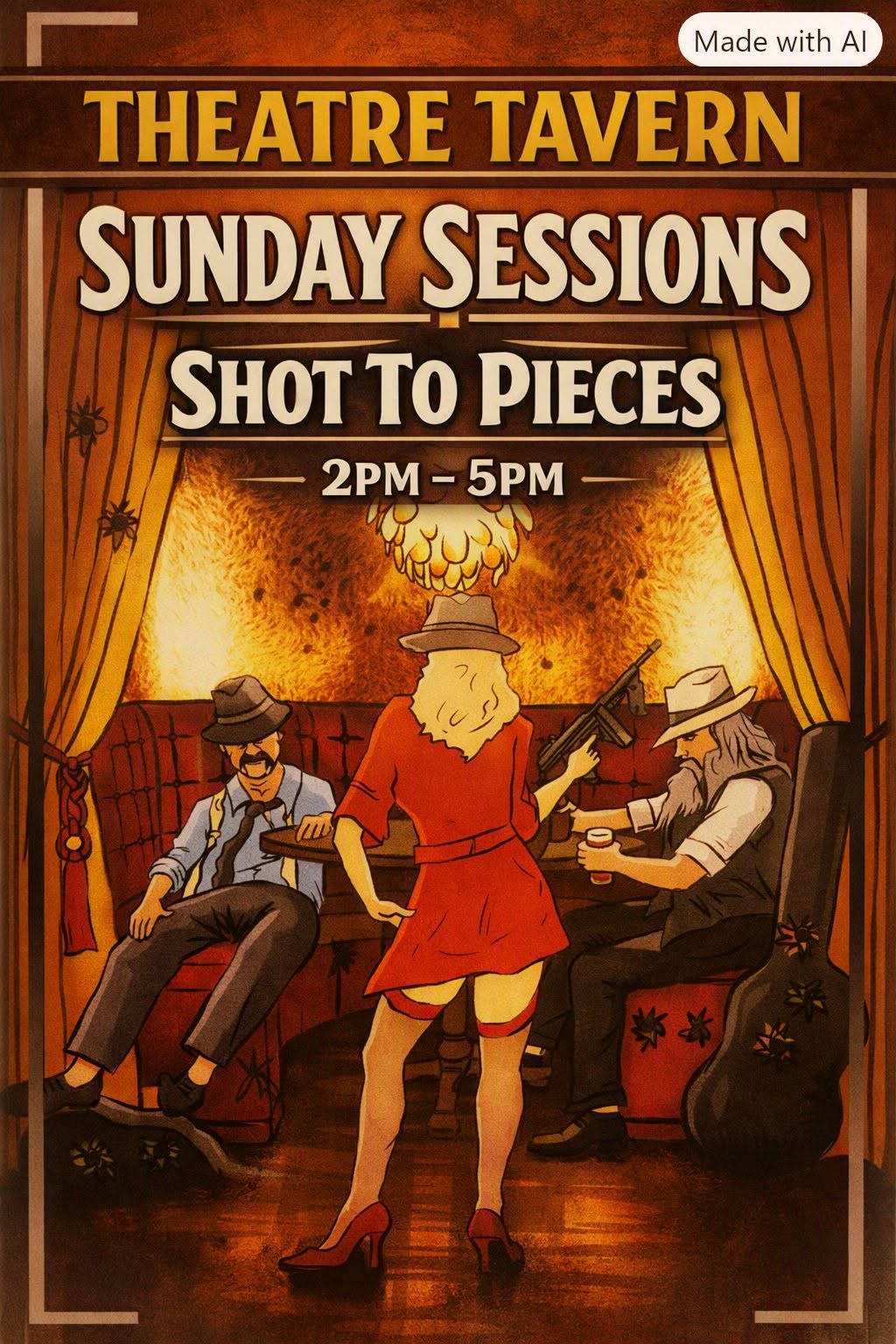 Theatre Tavern Sunday Sessions with Shot To Pieces